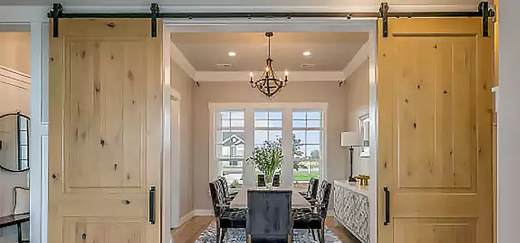Barn Door Assembly Hickory